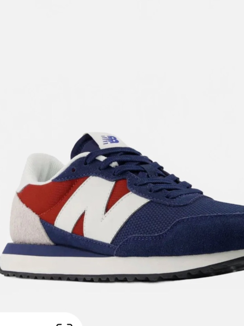 New Balance 237 Blue Red White Sneakers - Men’s Size 9.5